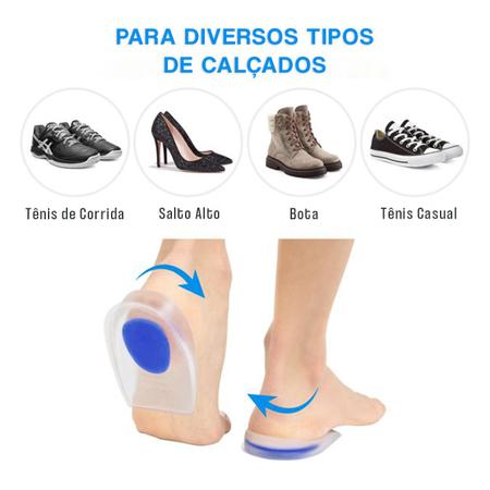 PROTETOR DE CALCANHAR DE SILICONE