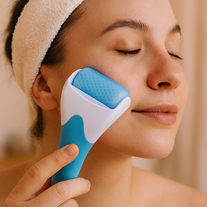 MASSAGEADOR FACIAL ROLLON GELADO