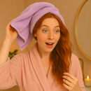 TURBANTE TÉRMICO PARA SECAGEM RÁPIDA - kit 2 unidades