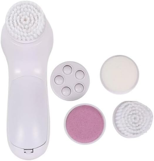 ESCOVA MASSAGEADORA DE LIMPEZA FACIAL 5 EM 1