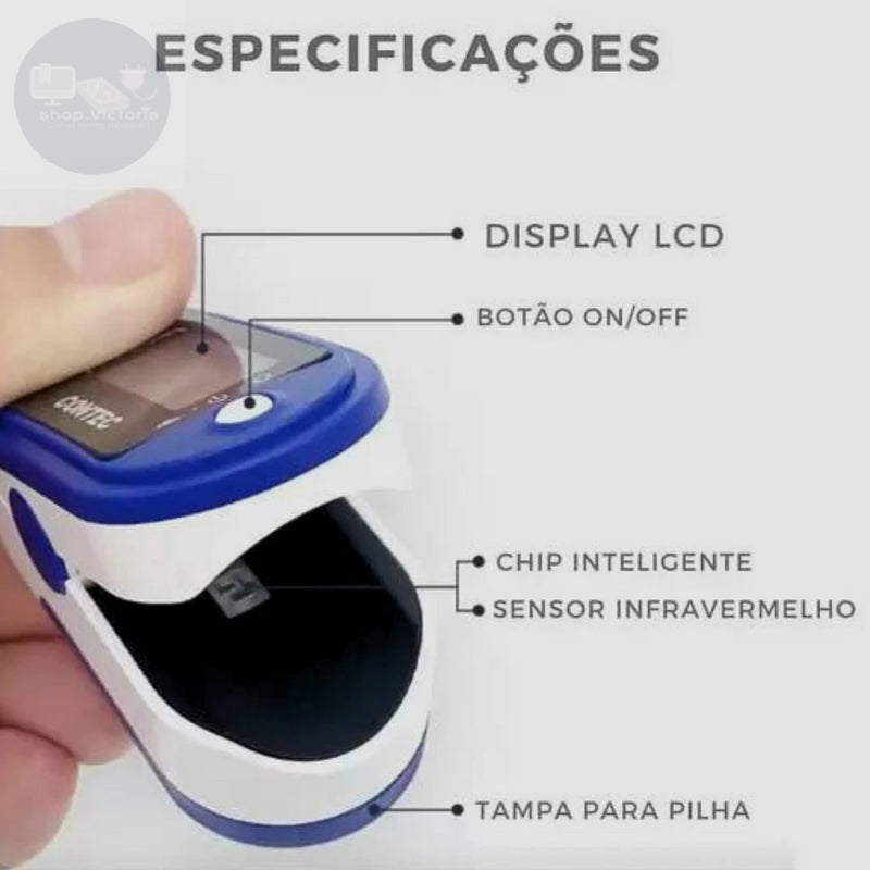 OXÍMETRO DE DEDO DIGITAL RespiraBem