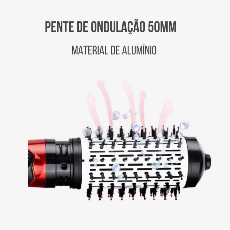 ESCOVA ROTATIVA 2 EM 1 ANTI FRIZ